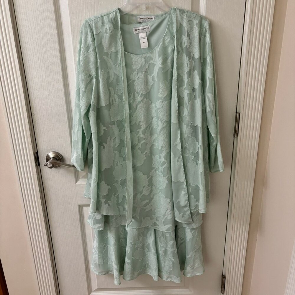Draper's & Damon's Flirty Jacket Dress, mint green, PL